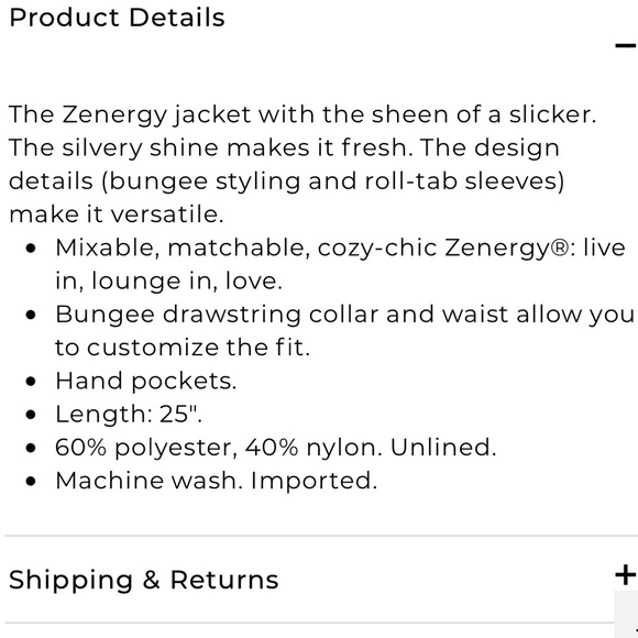 Chico’s Julianna Athleisure Jacket - Picture 8 of 10